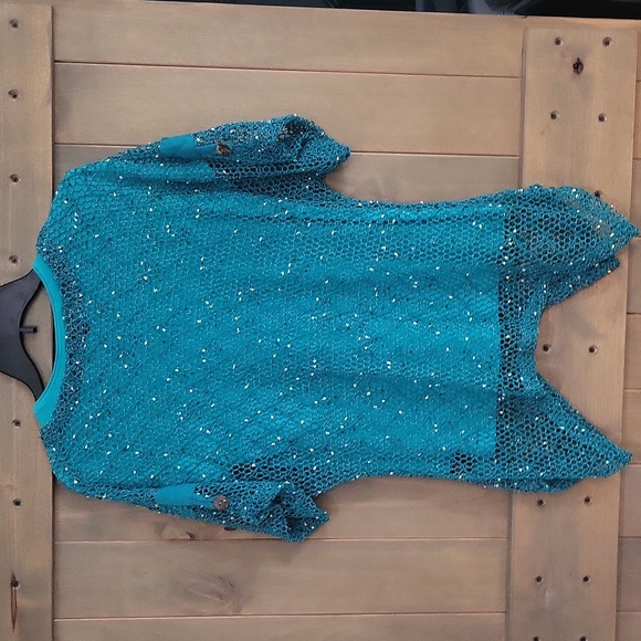 Mirror Image mesh sweater and tshirt - Picture 2 of 3